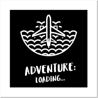 adventure loading Posters and Art